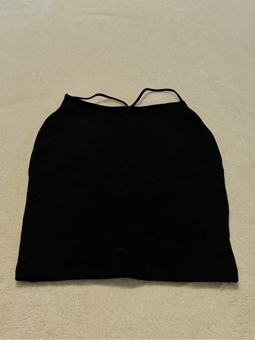 AMERICAN EAGLE CRISS CROSS BLACK CAMI